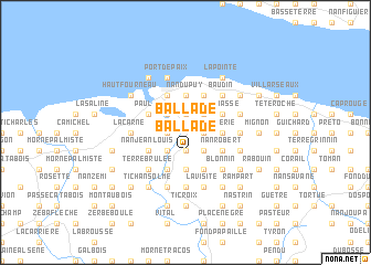 map of Ballade