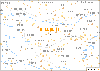 map of Ballagat