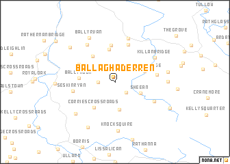 map of Ballaghaderren