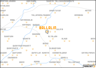 map of Ballalīn