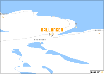 map of Ballangen
