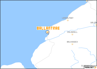 map of Ballantrae