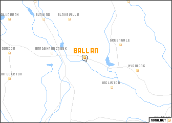 map of Ballan