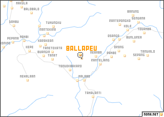 map of Ballapeu