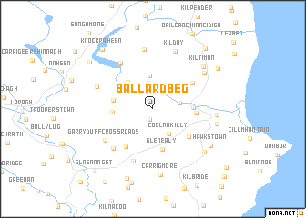 map of Ballardbeg