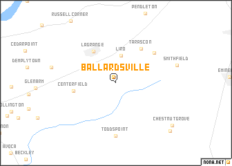 map of Ballardsville