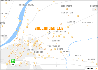map of Ballardsville