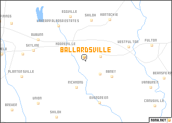 map of Ballardsville