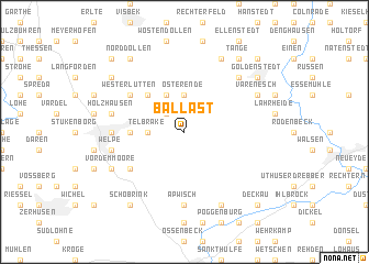 map of Ballast