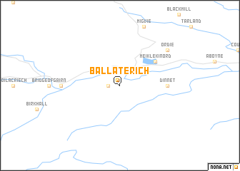 map of Ballaterich