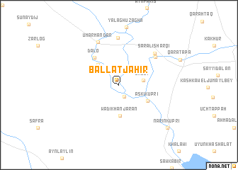 map of Ballāt Jahīr