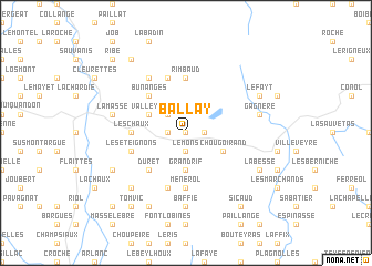 map of Ballay