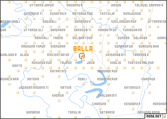 map of Balla