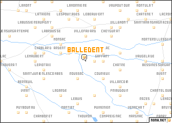 map of Balledent