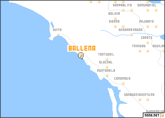 map of Ballena