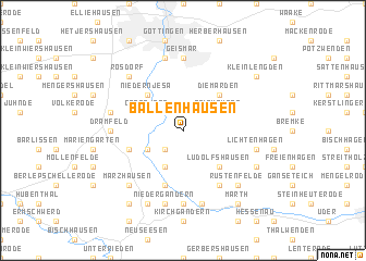 map of Ballenhausen