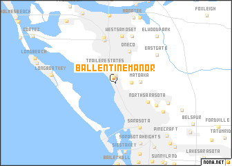 map of Ballentine Manor