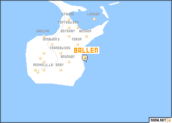 map of Ballen