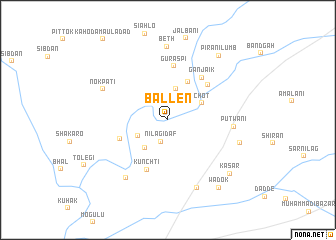 map of Ballen