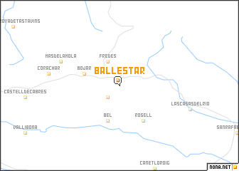 map of Ballestar