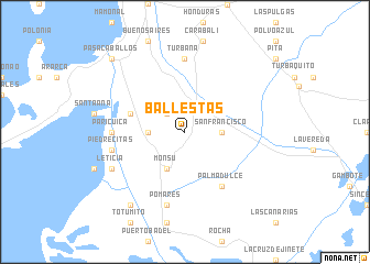 map of Ballestas