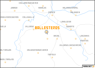 map of Ballesteros