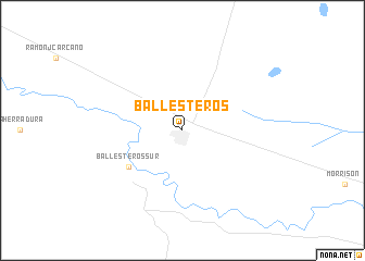 map of Ballesteros