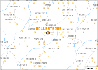 map of Ballesteros