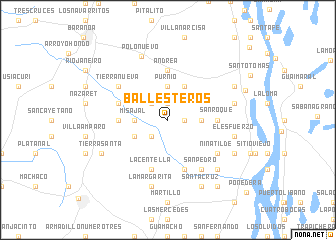 map of Ballesteros