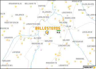 map of Ballesteros