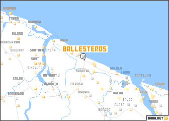 map of Ballesteros