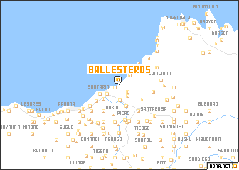 map of Ballesteros