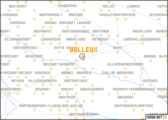 map of Balleux