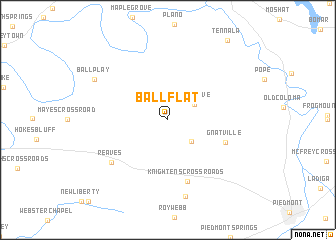 map of Ball Flat