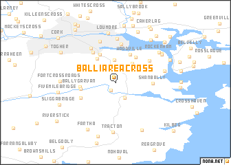 map of Balliarea Cross