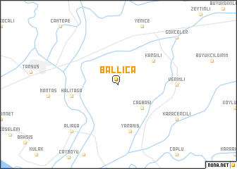 map of Ballıca