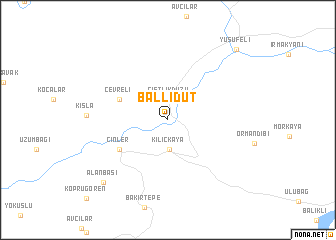 map of Ballıdut