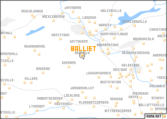 map of Balliet