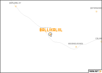 map of Balli Kaliil