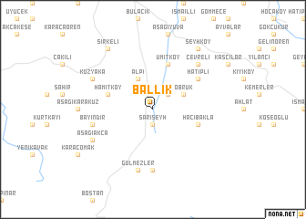 map of Ballık