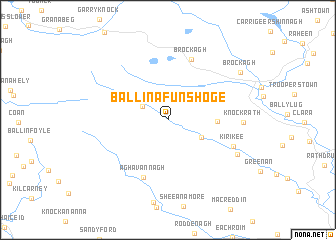 map of Ballinafunshoge