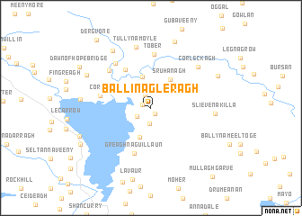 map of Ballinagleragh