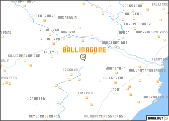 map of Ballinagore