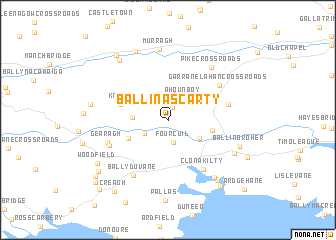 map of Ballinascarty