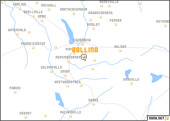 map of Ballina