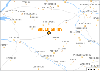 map of Ballingarry