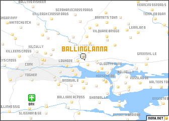 map of Ballinglanna