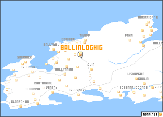 map of Ballinloghig