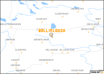 map of Ballinlough