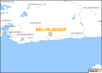 map of Ballinluggaun